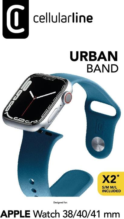 Actual product image Cellularline Urban band (38 mm, 40 mm, Silicone)
