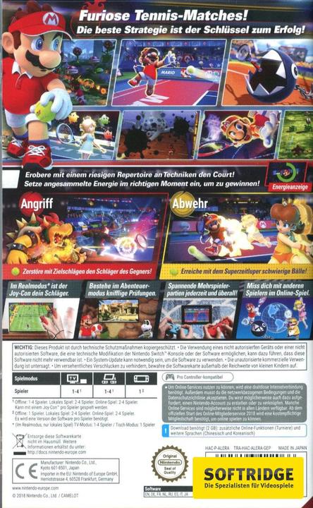 Immagine prodotto Nintendo Mario Tennis Aces (Switch, EN)