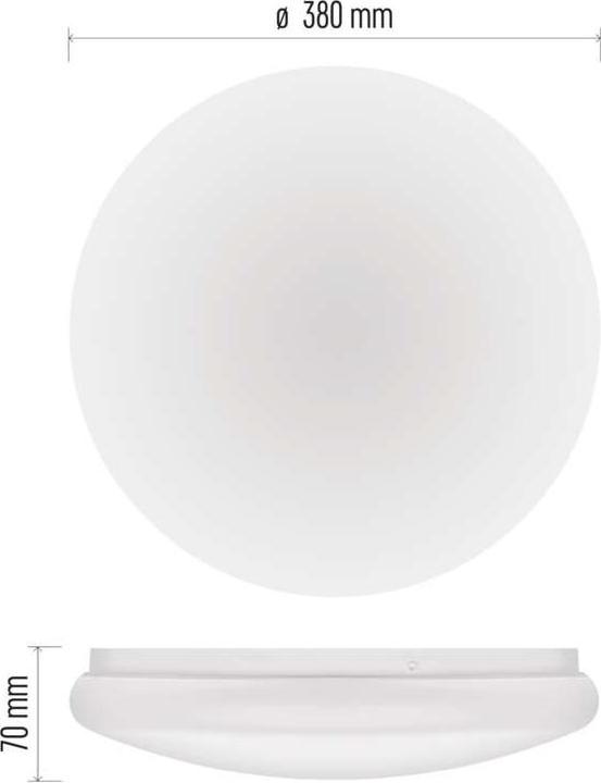 Immagine prodotto Emos Plafoniera LED TIVI, bianca rotonda 12,5W, IP44, bianco neutro (2100 lm)