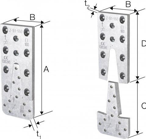 Produktbild Simpson Sst Hirnholzverbinder (Verbindungsbleche, 1 Stk.)
