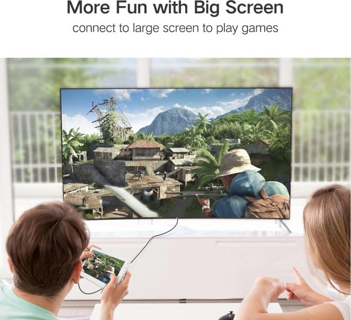 Produktbild Ugreen Micro HDMI auf HDMI 19pin 4K 60Hz 2.0V gold (1 m, HDMI)