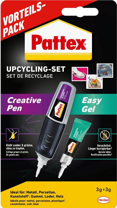 Produktbild Henkel Sekundenkleber Upcycling Set Creative Pen + Easy Gel retail