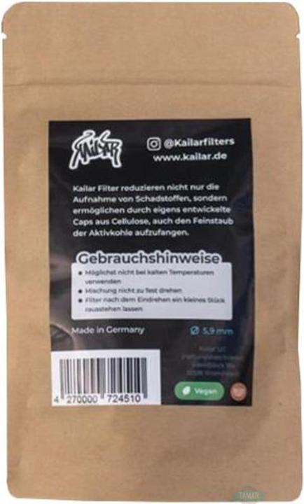 Produktbild Kailar 65 Cellulose Slim Hybrid Aktivkohlefilter - pink
