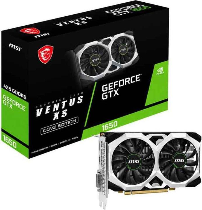 Produktbild MSI GeForce GTX 1650 VENTUS XS OCV3 (4 GB)