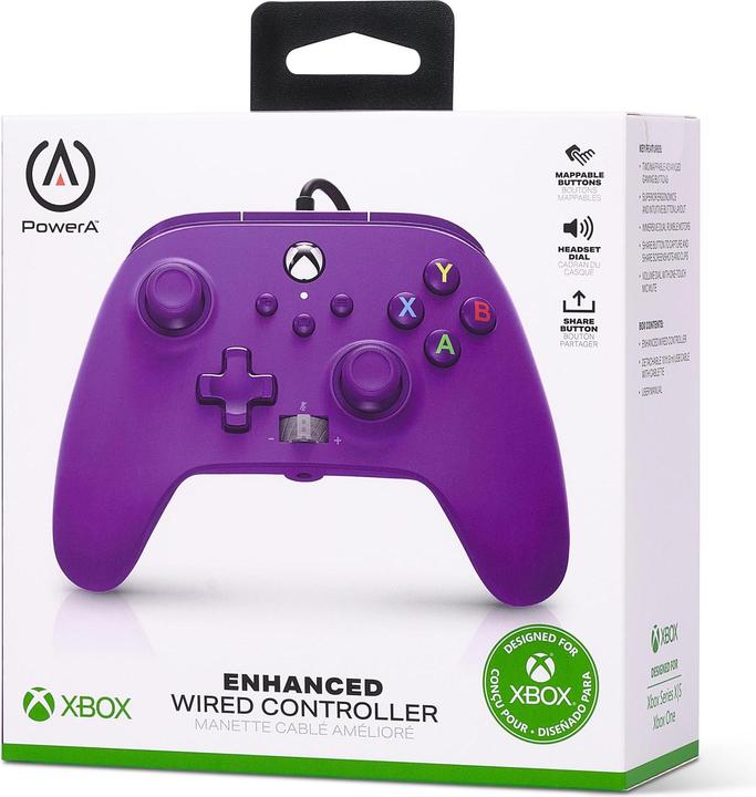 Immagine prodotto PowerA Controller Wired Royal Purple (Xbox One/Series X/PC) (Xbox Serie S, Xbox Series X)