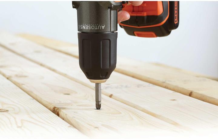 Produktbild Black & Decker 18V AkkuBohrschrauber Autosense (Akkubetrieb)