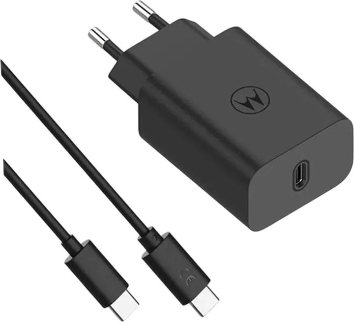 Image du produit Motorola Chargeur TurboPower 30W USB-C w/ 1m C-C cable Black (30 W)