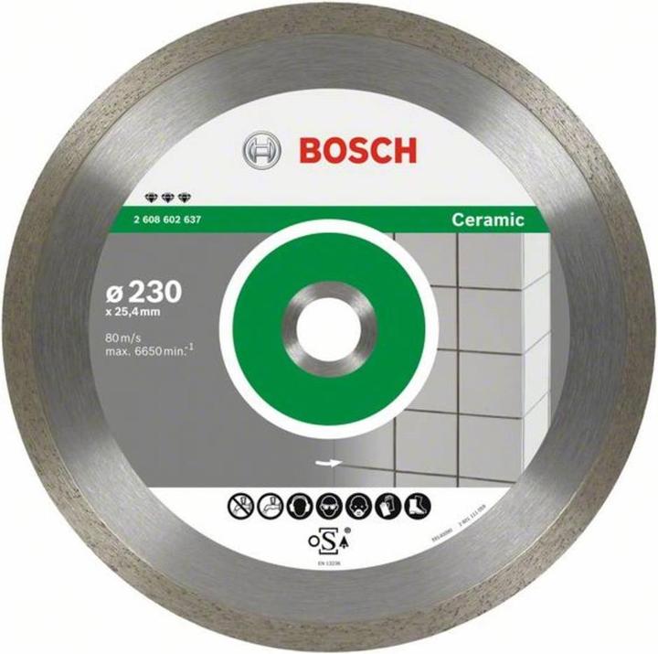 Immagine prodotto Bosch Professional Zubehör PRO Disco da taglio diamantato in ceramica, 250 x 30/25,4 mm