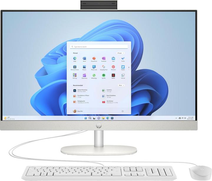 Actual product image HP ALL-IN-ONE 27-CR0008NF INTEL I5-1335U 16GO DDR4 512GO SSD 27 FHD IPS WIN11H (Intel Core i5-1335U, 16 GB, 512 GB, Intel Iris Graphics)