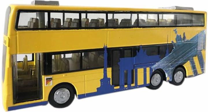 Idena Doppeldecker Bus Berlin mit Rückzug 15cm
