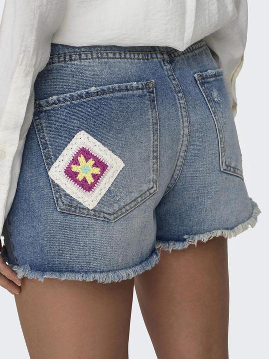 Immagine prodotto Only ONLZUMA Hohe Taille Normal geschnitten Jeans-Shorts Jeans-Shorts (XS)