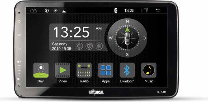 Actual product image Radical R-D111 1-DIN (Android car, Apple Carplay)