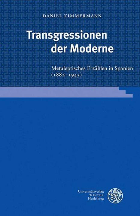 Produktbild Transgressionen der Moderne (Deutsch, Daniel Zimmermann, 2022)