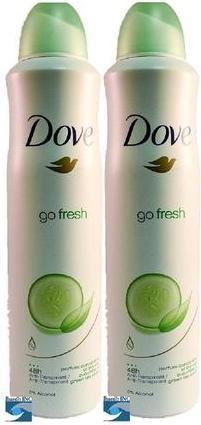 Actual product image Dove Go Fresh Cucumber & Green Tea Antiperspirant Deodorant 250 ml (Spray, 250 ml)