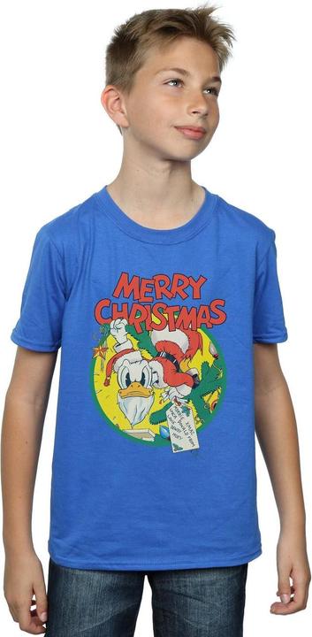 Immagine prodotto Disney Donald Duck Merry Christmas Maglietta Ragazzi (128)