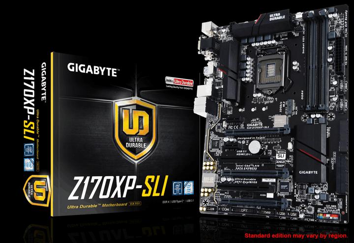 Produktbild Gigabyte Z170xp-Sli (LGA 1151, Intel Z170, ATX)