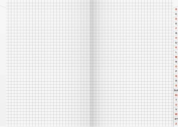 Actual product image König & Ebhardt Index book DIN A5 squared 70g/m² 96 sheets (A5, Checked)