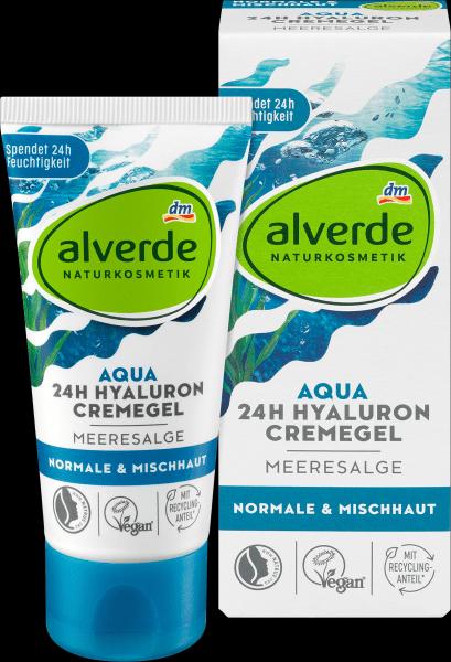 Actual product image dm alverde Aqua cream gel (Day cream, Face gel)