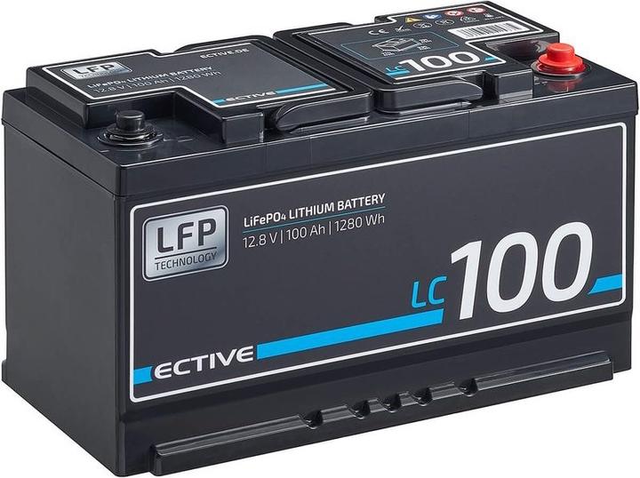 Produktbild Ective LC 100 12V LiFePO4 Lithium Versorgungsbatterie 100 Ah (12 V, 100 Ah)