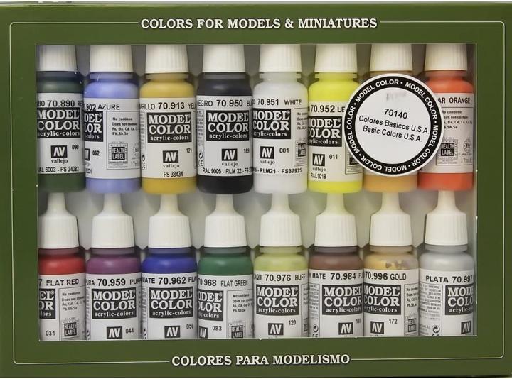 Actual product image Vallejo Color set 16x17ml