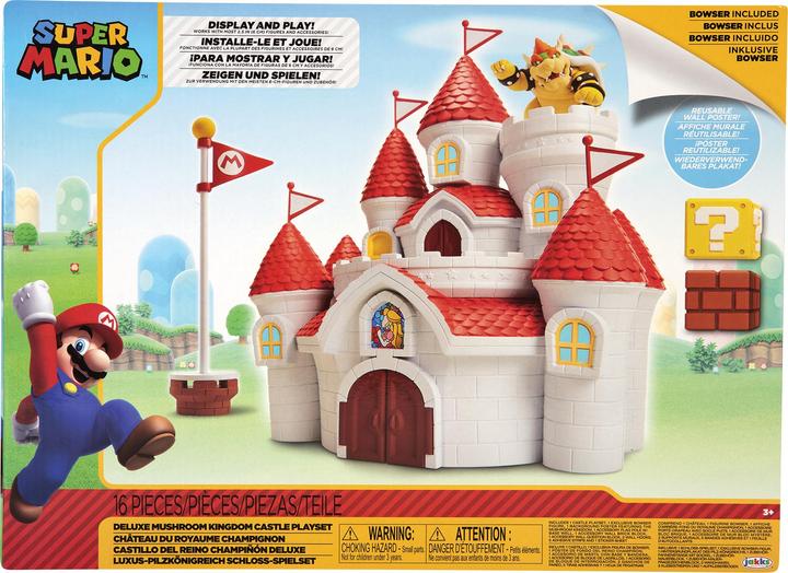 Actual product image Jakks Pacific Super Mario - Mushroom Kingdom Castle Playset (58541-4L)