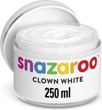 Actual product image Snazaroo Make Up Paint Clowns white 250ml