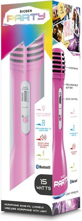 Image du produit Bigben Microphone de karaoké Bluetooth