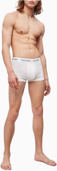 Produktbild Calvin Klein Low Rise Trunk "Cotton Stretch" weiss (S, 3er Pack)