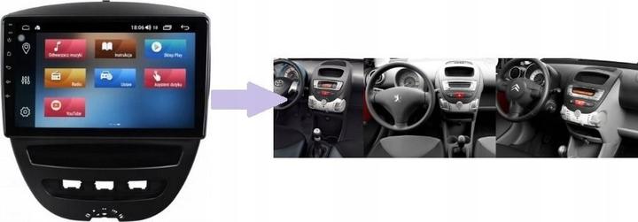 Immagine prodotto No Name RADIO NAVIGAZIONE GPS CITROEN C1 2005-2014 ANDROID (9")