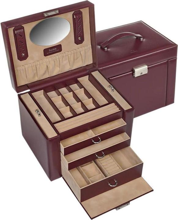 Produktbild Sacher 88.107.010143 - Schmuckkasten Marta new classic bordeaux (Leder)