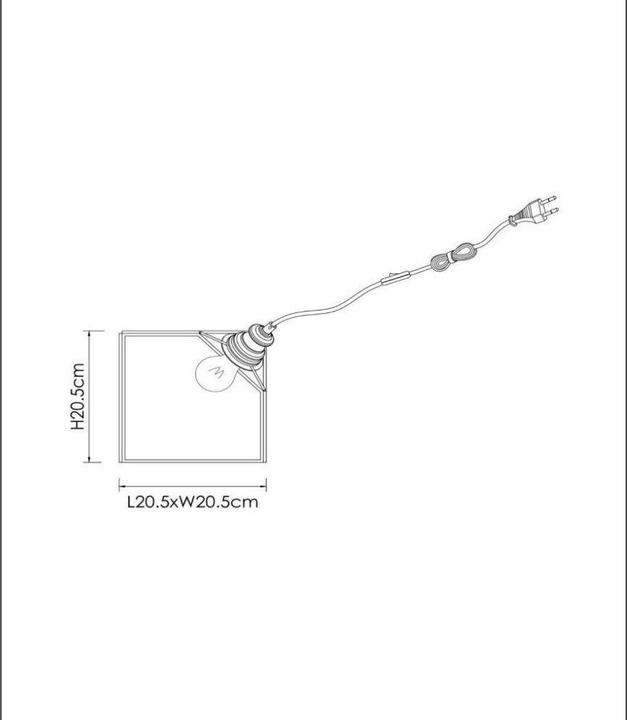 Image du produit Lucide DAVOS - Lampe de table - 1xE27 - Transparent 10518/20/60 (E27)