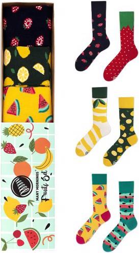 Image du produit Many Mornings Lot de chaussettes motif fruits (Lot de 3, 39 - 42)