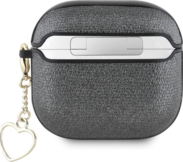 Produktbild Guess Metallic Script Charm Case for AirPods 4 - Black