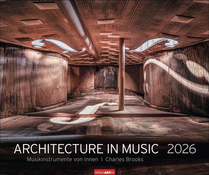 Immagine prodotto Architecture in Music Kalender 2026 - Musikinstrumente von innen (55 x 46 cm, Tedesco)