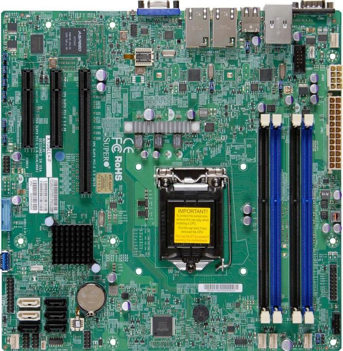 Supermicro X10SLL-F: LGA1150 Xeon E3-1200v3 (LGA 1150, Intel C222 Express PCH, mATX)