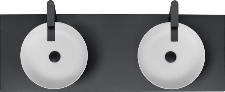 Produktbild Duravit Sivida Aufsatzwaschtisch, rund, 400x400mm, ohne Hahnloch, ohne Überlauf (400 mm, 400 mm)