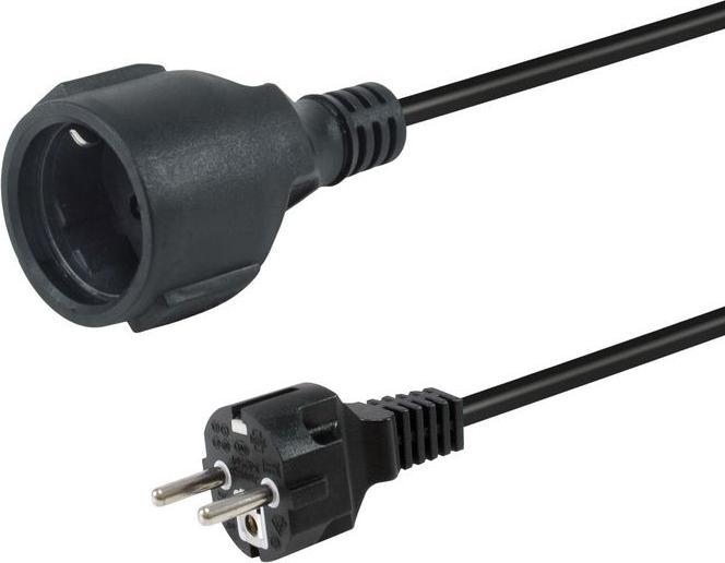 equip Netzkabel Anschl. Schuko -> CEE7/3 (5 m)
