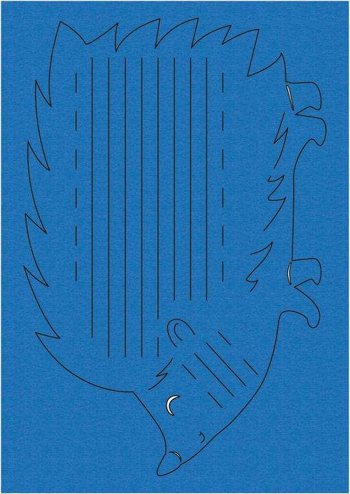 Produktbild Ursus Bastelpapier Flechtpapier A4, 27 Stück, Mehrfarbig (300 g/m², 27 x)