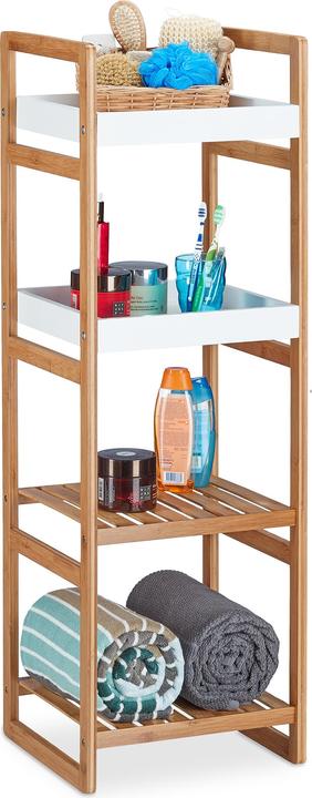 Actual product image Relaxdays Bathroom floor shelf (36 x 33 x 110 cm)