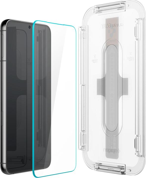 Actual product image Spigen Glas.TR Sam S23 2szt./2pcs "EZ FIT" AGL05958 szkło hartowane (2 Piece, Samsung Galaxy S23)