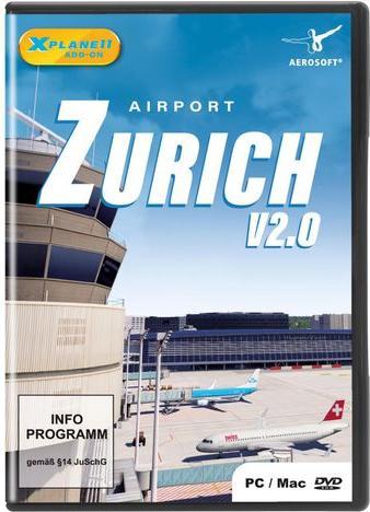 Produktbild Aerosoft Airport Zürich V2.0 für X-Plane 11 (PC, Mac, Multilingual)