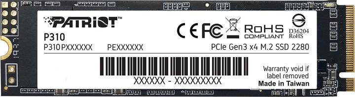Immagine prodotto Patriot SSD P310 M.2 2280 480GB (480 GB, M.2 2280)