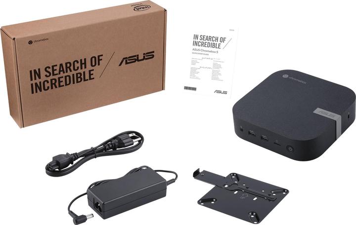 Produktbild ASUS Chromebox 5 (Intel Core i3-1220P, 8 GB, 128 GB, Intel UHD Graphics)