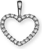 Actual product image Natsumi Schmuck Pendant heart diamond gold 18K/750 (750/18 K Yellow gold)
