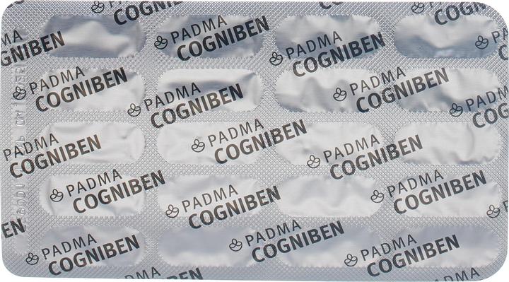 Nährwerte und Zutaten Padma Cogniben (60 Stück, Kapseln, 52 g)