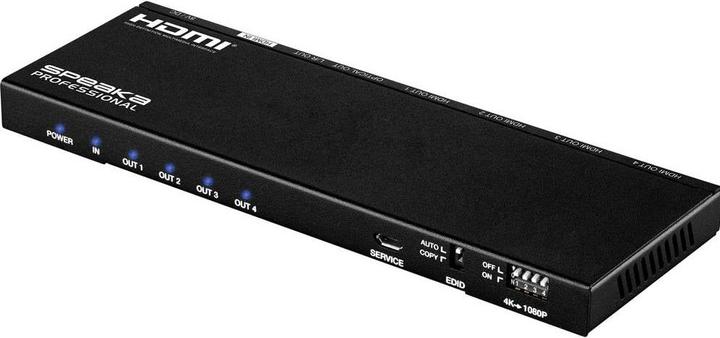 Image du produit SpeaKa Professional Extracteur audio 1x4 HDMI Splitter