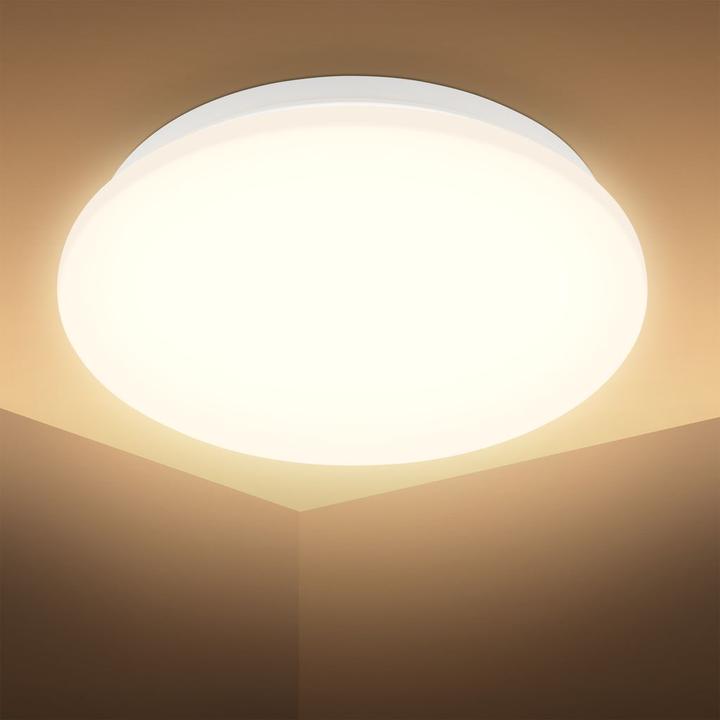 Image du produit B.K.Licht Plafonnier LED,capteur,blanc, LED/12W