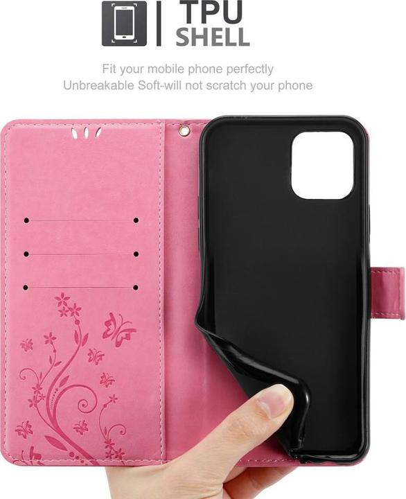 Immagine prodotto Cadorabo Copertina del libro a fiori (Apple iPhone 12 mini)