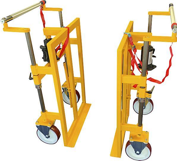 Image du produit kaiserkraft Diable jumelé, hydraulique, force 2800 kg, polyuréthane. (2800 kg)
