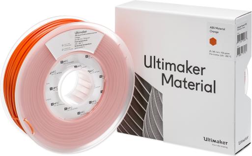 Actual product image Ultimaker Abs (ABS, 2.85 mm, 750 g, Orange)